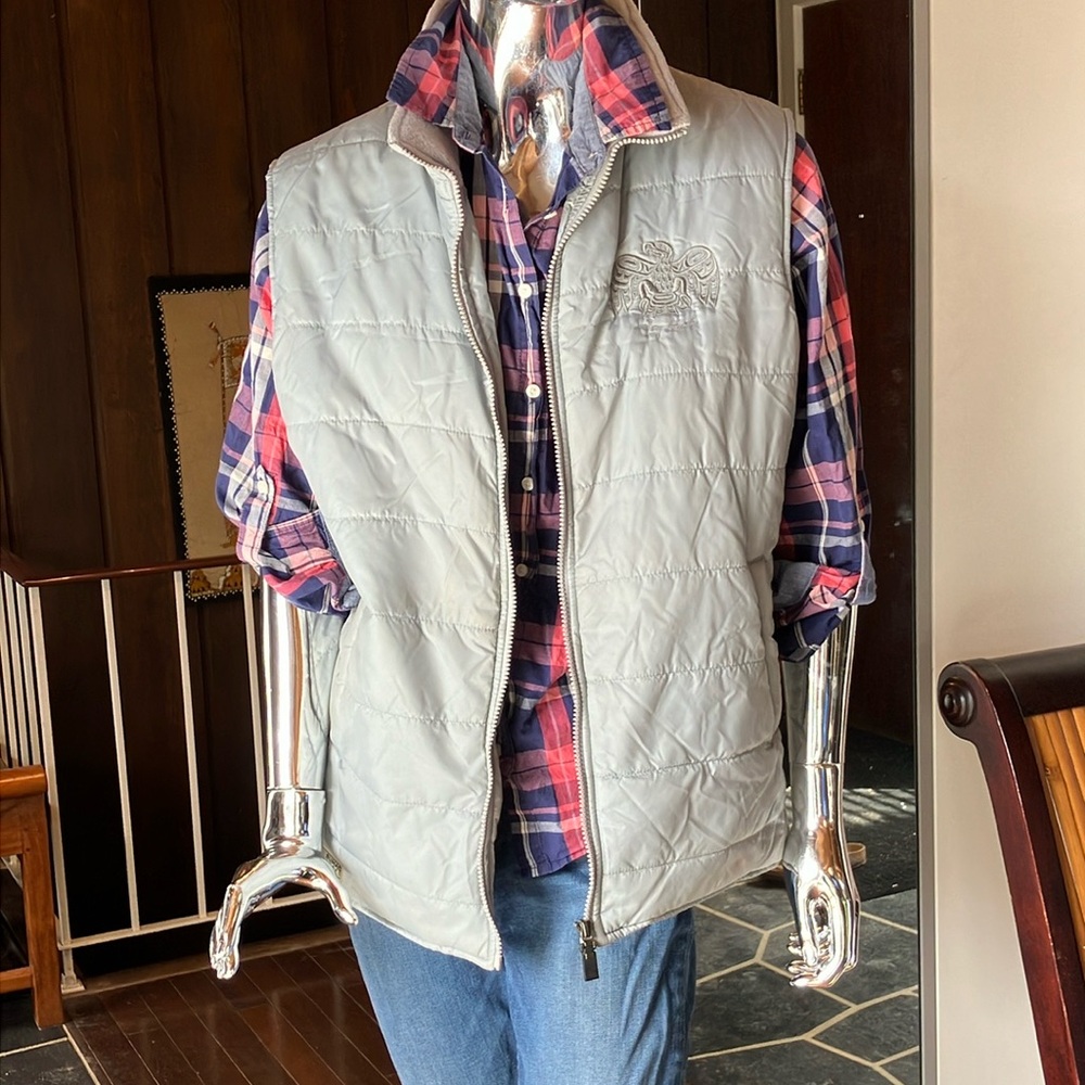 Indigenous print vest